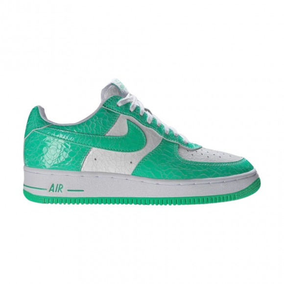 Nike Air Force 1 Low '01 'Cracked Leather Pack Teal White' | Men's Size 13 - 00001-1002600NAF1L0-TEAL