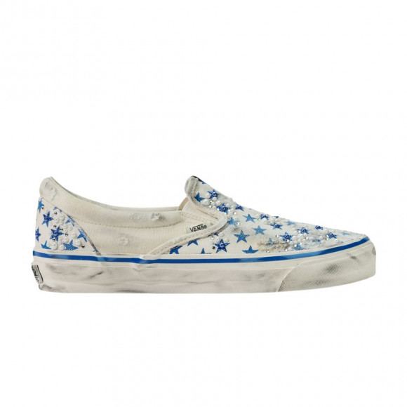 Mattias Gollin x Vans Slip-On 'Stella Rossa Blue' | Men's Size 7 - 00005-10000MGXVSS-STEL