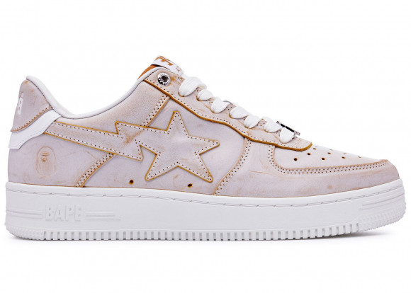 A Bathing Ape Bape Sta Wear Away Paint Beige - 001FWJ301012_BEI/001FWJ302012_BEI