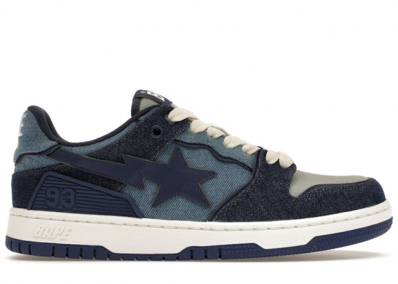 A Bathing Ape Sk8 Sta Indigo Denim - 001FWJ301022-ING-/-001FWJ302022-ING-/-1J30191022-IND