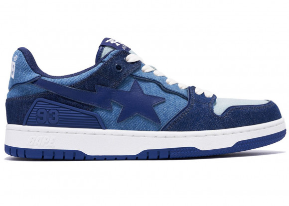 A Bathing Ape Sk8 Sta Indigo Denim - 001FWJ301022_ING/001FWJ302022_ING