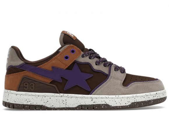 A Bathing Ape Sk8 Sta #7 M2 Brown Purple - 001FWK301326M-BRW-/-1K30291326-BRW