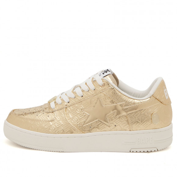 A Bathing Ape Men's Metalic Bape Sta Sneaker Gold - 001FWK801305M-GLD
