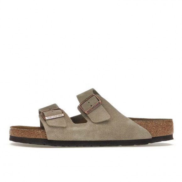 Birkenstock Arizona Soft Assise Plantaire Suede Taupe - 0951301/0951303