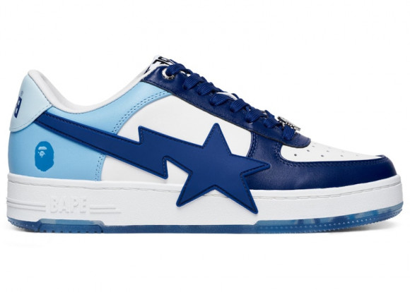 A Bathing Ape Bape Sta OS White Blue University Blue - 0ZXSHM191309NBLX