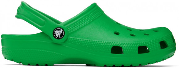 Crocs Green Classic Clogs - 10001-3E8