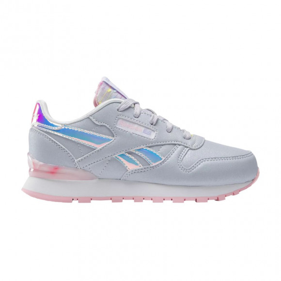 Reebok Classic Leather Step 'n' Flash Shoes Little Kid 'Lucid Lilac Iridescent' | Purple | Kid's Size 12 - 100075059