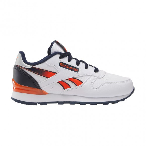 Reebok Classic Leather Step 'n' Flash Little Kid 'White Vector Navy Orange' | Kid's Size 3 - 100208378