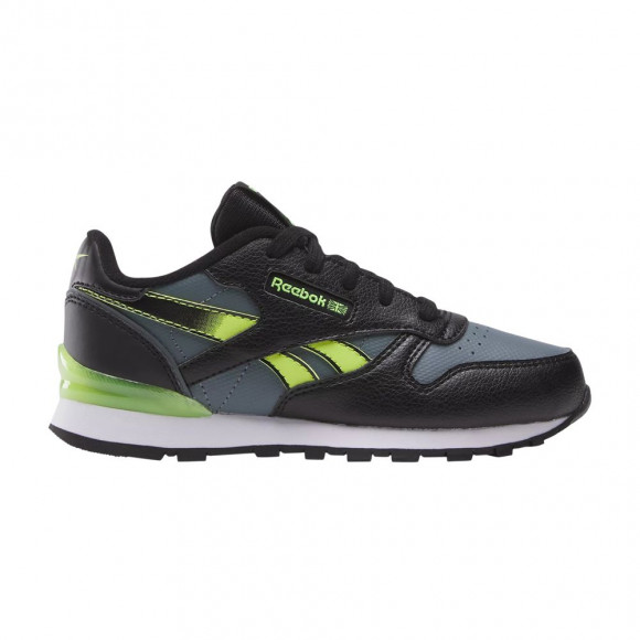 Reebok Classic Leather Step 'n' Flash Little Kid 'Black Grey Lime' | Kid's Size 3 - 100208379