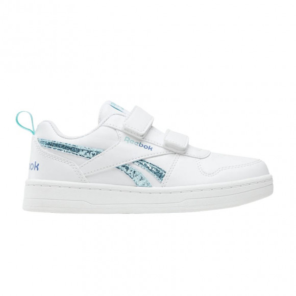 Reebok Royal Prime 2.0 2V Little Kid 'Aqua Glitter' | White | Kid's Size 11.5 - 100211219
