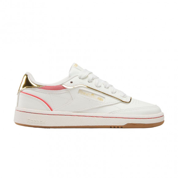 Angel Reese x Reebok Club C Big Kid 'Chalk Sunset Coral' | Cream | Kid's Size 4 - 100228935