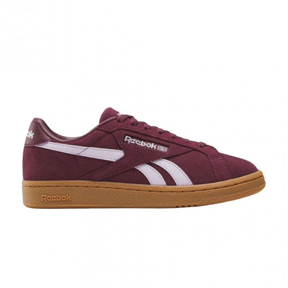 Reebok Wmns Club C Grounds 'Black Cherry/Black Cherry/Digital Gleam' | Red | Women's Size 8.5 - 100229523
