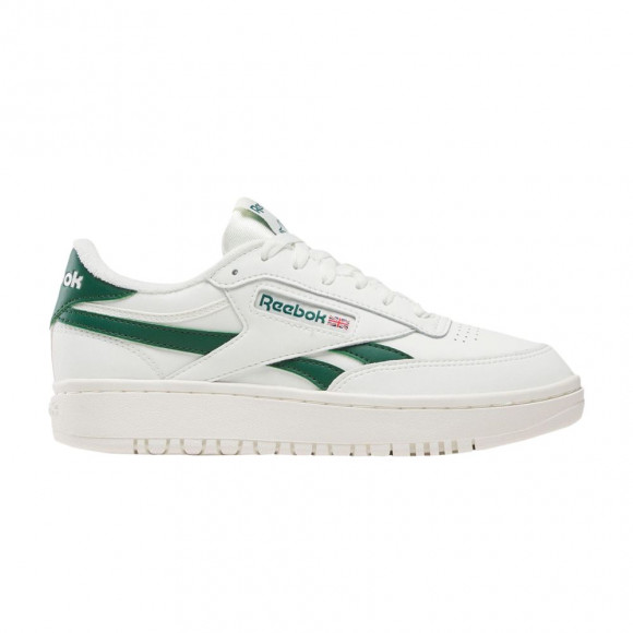Reebok Wmns Club C Double Revenge 'Chalk Dark Green' | White | Women's Size 7.5 - 100229815