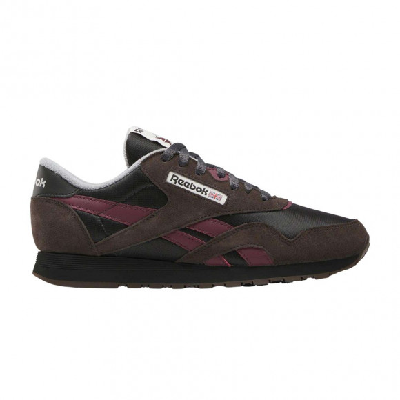 Reebok Classic Nylon 'Washed Black/Black/Black Cherry' | Brown | Men's Size 10.5 - 100242183