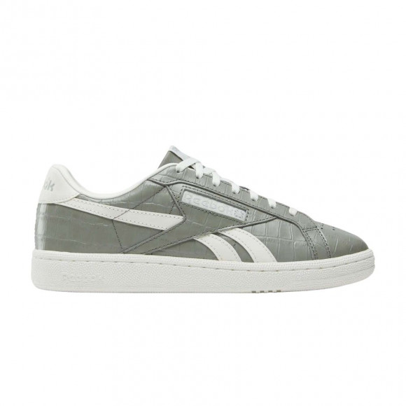Reebok Wmns Club C Grounds UK 'Still Grey Chalk' | Green | Women's Size 7.5 - 100246127