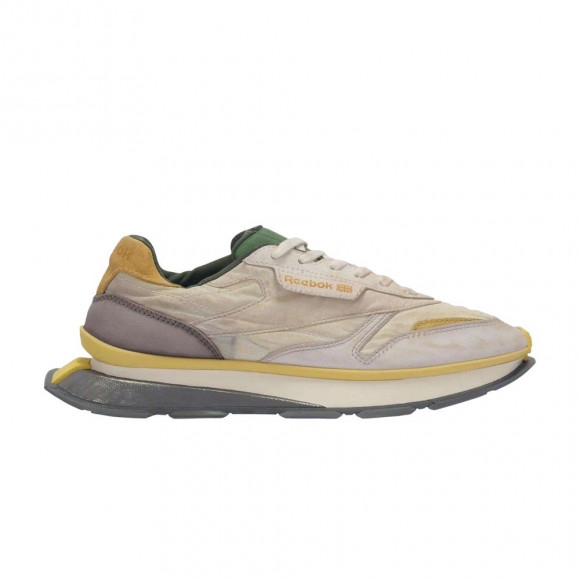 Reebok Classic Leather LTD 'Grey/Yellow Sport Nylon' | White | Men's Size 8.5 - 100253821