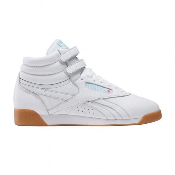 Reebok Wmns Freestyle Hi 'White Blue Gum' | Women's Size 8.5 - 100258947