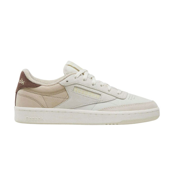 Reebok Wmns Club C 85 'Linen Chalk Elevated Beige Vintage Chalk' | Tan | Women's Size 9 - 100260646