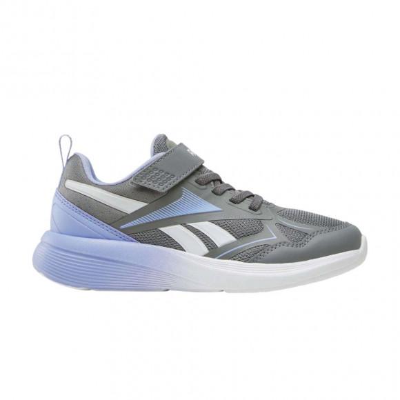 Reebok Rush Runner 6.0 Elastic Lace Top Strap 'Grey 4 Lilac Glow Ftwr White' | Kid's Size 12.5 - 100269654