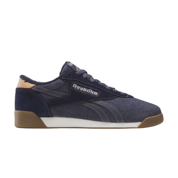 Reebok Wmns Freestyle Lo 'Darkindigo Chalk Gum' | Blue | Women's Size 11 - 100272232