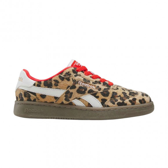 Reebok Club C Grounds 'Cheetah Cheetah Chalk' | Red | Women's Size 6.5 - 100292264
