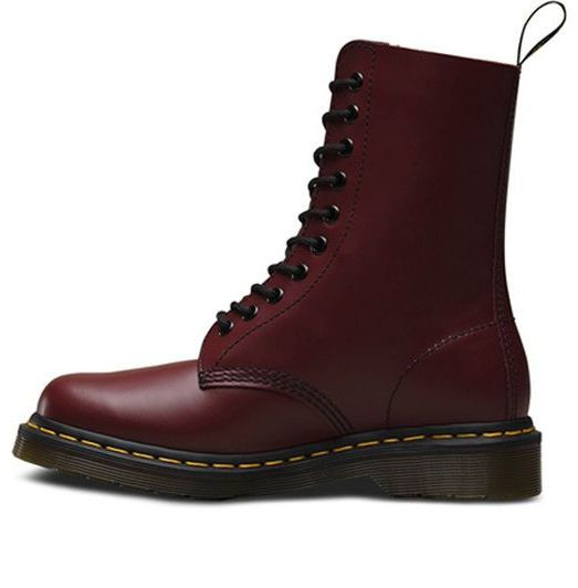 Dr.Martens 1490 Black Smooth Classic 10 Martin boots Couple Style Red - 10092600