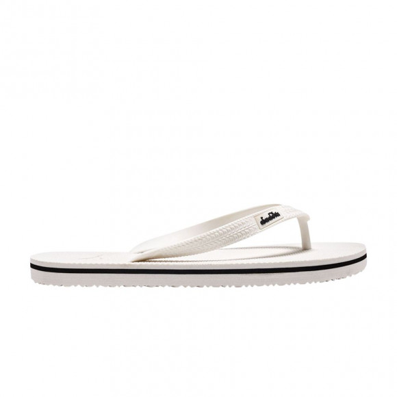 Diadora Tarifa Slide 'Blanc de Blanc Black' | White | Men's Size 3 - 101-173875-D0824
