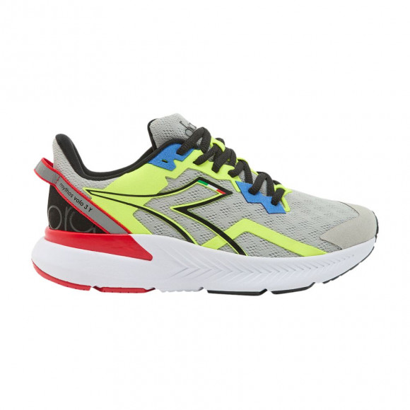 Diadora Mythos Volo 3 Big Kid 'Silver Black Yellow' | Kid's Size 6.5 - 101-179065-C3447