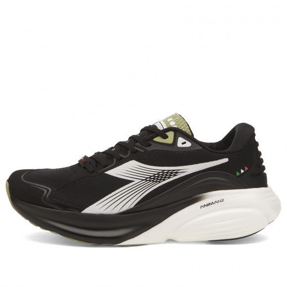 Diadora Men's Atomo Star Sneaker in Black/White/Sage - 101-181473-C0346