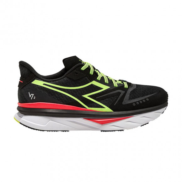 Diadora Atomo V7000 2 'Black Yellow Fluo' | Men's Size 8 - 101180223-C0871