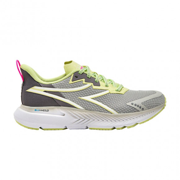 Diadora Wmns Mythos Blushield Volo 4 'Silver Shadow Lime' | Grey | Women's Size 7.5 - 101180251-D1057