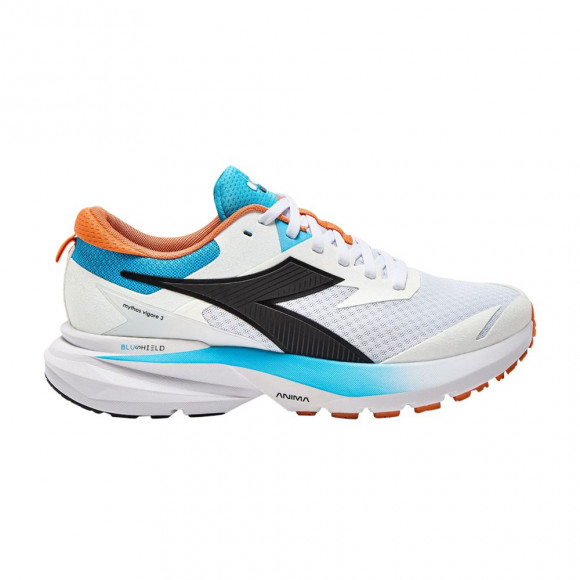 Diadora Mythos Blushield Vigore 3 'White Black Aquarius' | Men's Size 11 - 101180680-D1247