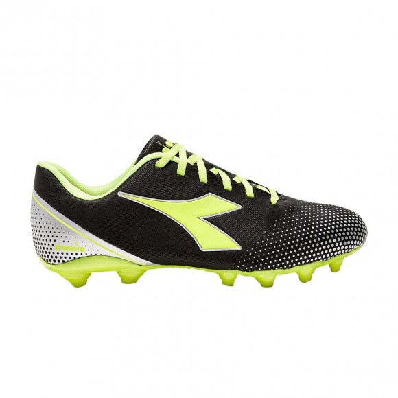 Diadora Pichichi 7 MG14 'Black Yellow Fluo Silver' | Men's Size 8 - 101180709-C2749