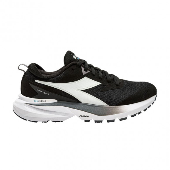 Diadora Mythos Blushield Vigore 3 Wide 'Black White' | Men's Size 8 - 101181032-C7406