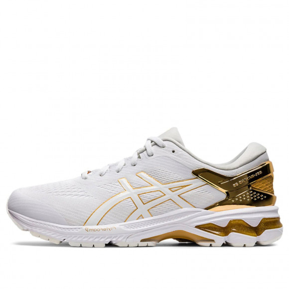 princesa problema Megalópolis Asics Gel Kayano 26 Platinum 'Pure Gold' White/Pure Gold Marathon Running  Shoes/Sneakers 1011A872-100