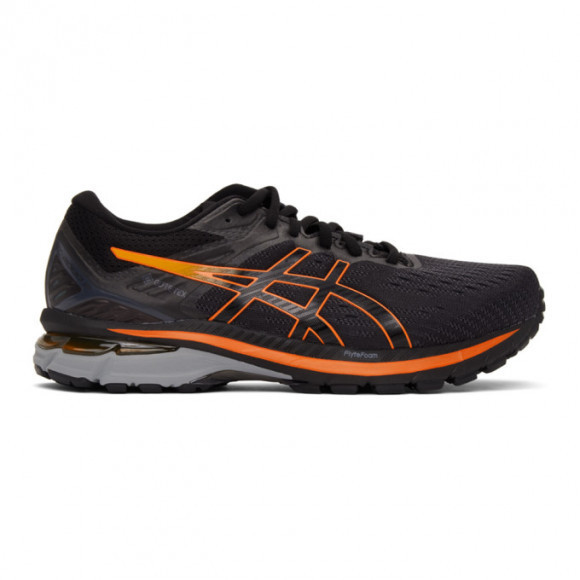 Asics Black and Orange GT-2000 9 GT-X Sneakers - 1011A986