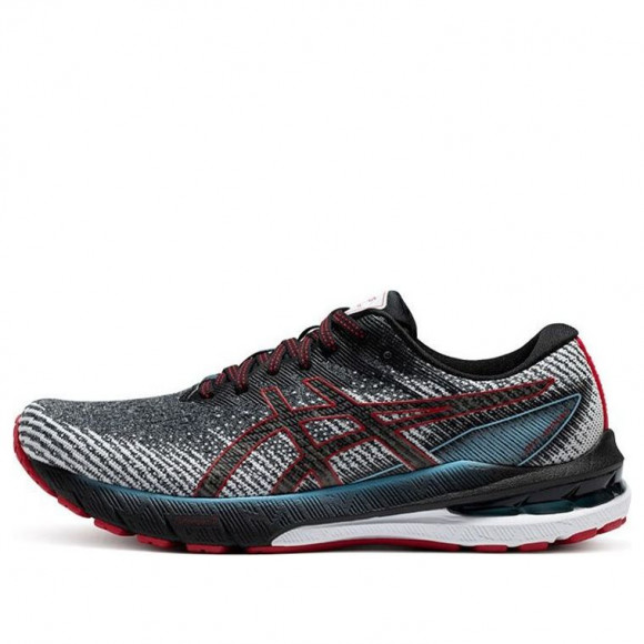 ASICS GT-2000 10 BLACKGRAY/RED Marathon Running Shoes (Shock-absorbing/Breathable) 1011B434-001 - 1011B434-001