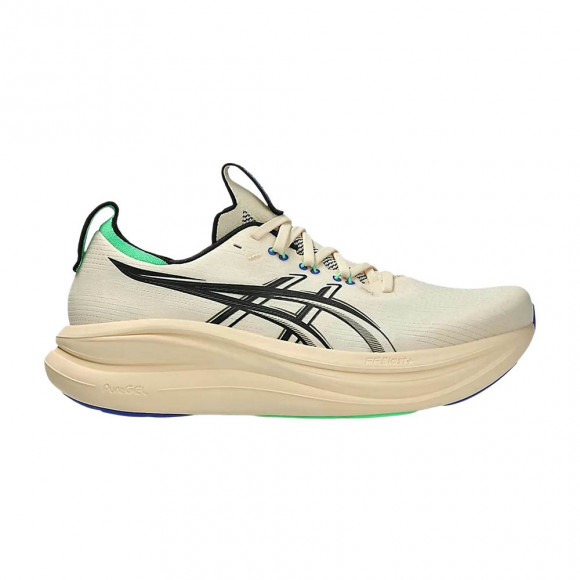 ASICS Gel Nimbus 28 'Seashell Black' | White | Men's Size 9.5 - 1011C127-800