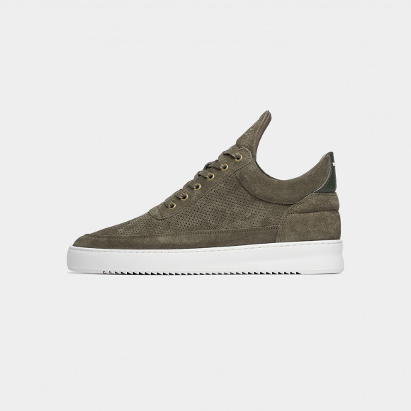 Low Top Perforated Organic Green - 10120101926