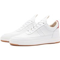 Filling Pieces Men's Low Top Bianco Sneakers in Red - 1012779-1929
