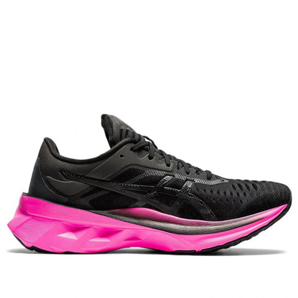 Asics Womens WMNS Novablast 'Black Pink Glo' Black/Pink Glo Marathon Running Shoes/Sneakers 1012A584-003 - 1012A584-003