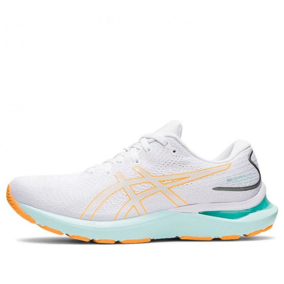 ASICS (WMNS) Gel-Cumulus 24 WHITE/ORANGE Marathon Running Shoes 1012B206-100 - 1012B206-100