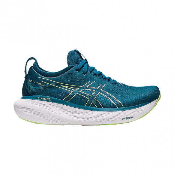 Asics Wmns Gel Nimbus 25 'Ink Teal Lime Green' | Women's Size 7.5 - 1012B356-401