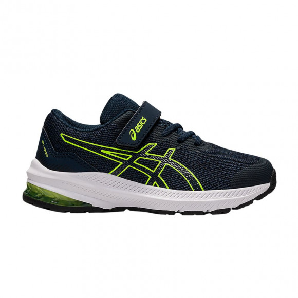 Asics GT 1000 11 PS 'French Blue Hazard Green' | Kid's Size 10 - 1014A238-402