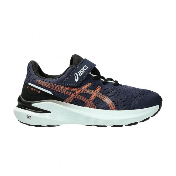 Asics GT 1000 13 PS 'Midnight Nova Orange' | Blue | Kid's Size 13 - 1014A344-403