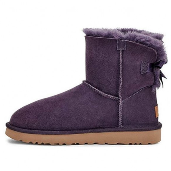ugg Pantofi (WMNS) Mini Bailey Bow II Fleece Lined Purple Snow Boots 1016501-NSAD - 1016501-NSAD