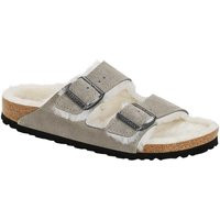 Birkenstock Arizona Vl Shearling Stone Coin, Stone - 1017403