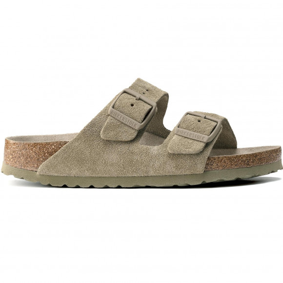 Sneakers Birkenstock Arizona Soft Footbed Suede Leather Faded Khaki - 1019088