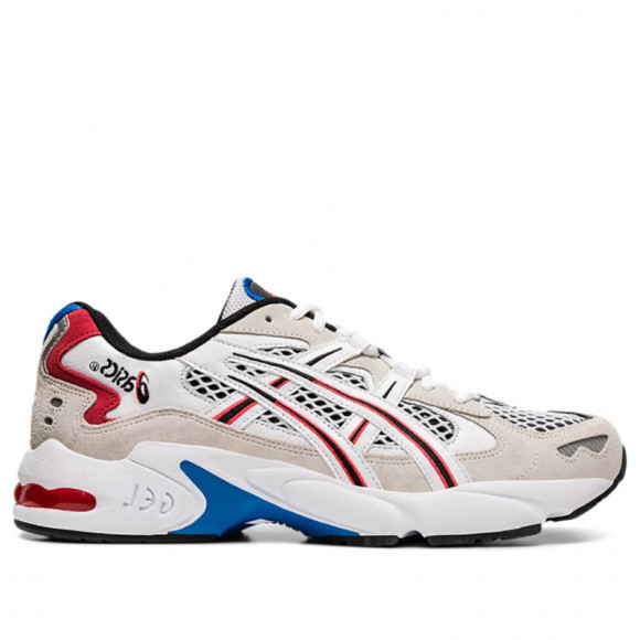 100 - Asics Gel Kayano 5 OG 'White' White/Diva Pink Marathon Running Shoes/Sneakers 1021A189 - The also features reflective bars and ASICS to visibility in low-light conditions