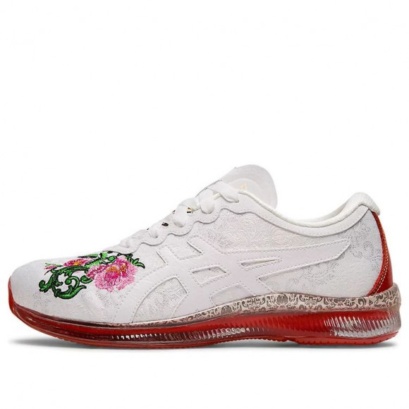ASICS 1132A057-100 - 100 - ASICS (WMNS) Gel - Quantum Future Renaissance WHITE/RED Marathon Running Shoes 1022A118